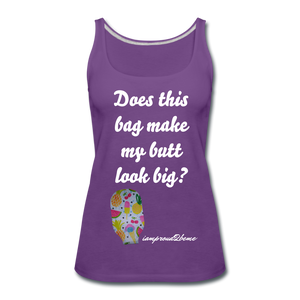 OSTOMY BAG SUMMERTIME TREATS Premium Tank Top (Adult) - purple