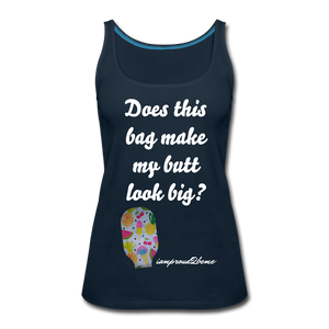 OSTOMY BAG SUMMERTIME TREATS Premium Tank Top (Adult) - deep navy