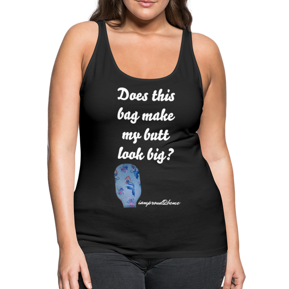 OSTOMY BAG MERMAID Premium Tank Top (Adult) - black