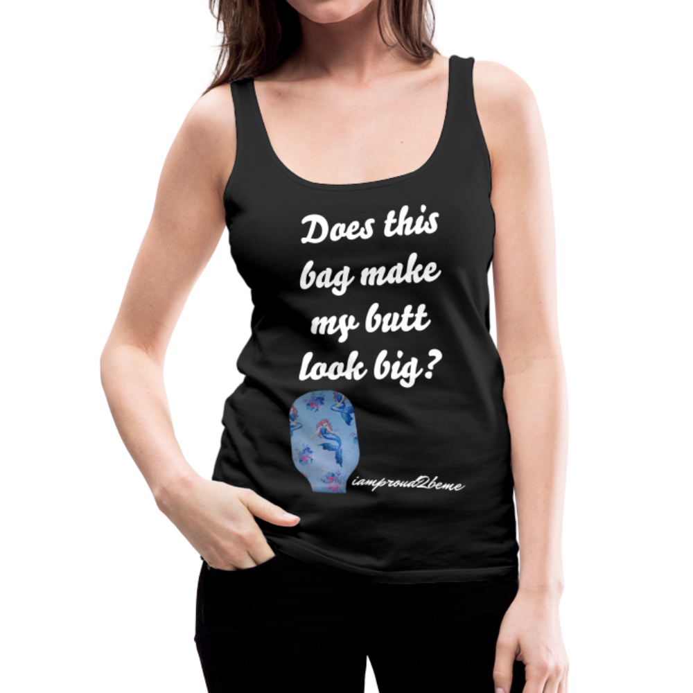 OSTOMY BAG MERMAID Premium Tank Top (Adult) - black