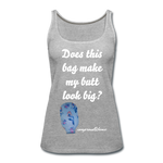 OSTOMY BAG MERMAID Premium Tank Top (Adult) - heather gray