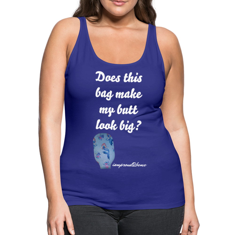 OSTOMY BAG MERMAID Premium Tank Top (Adult) - royal blue