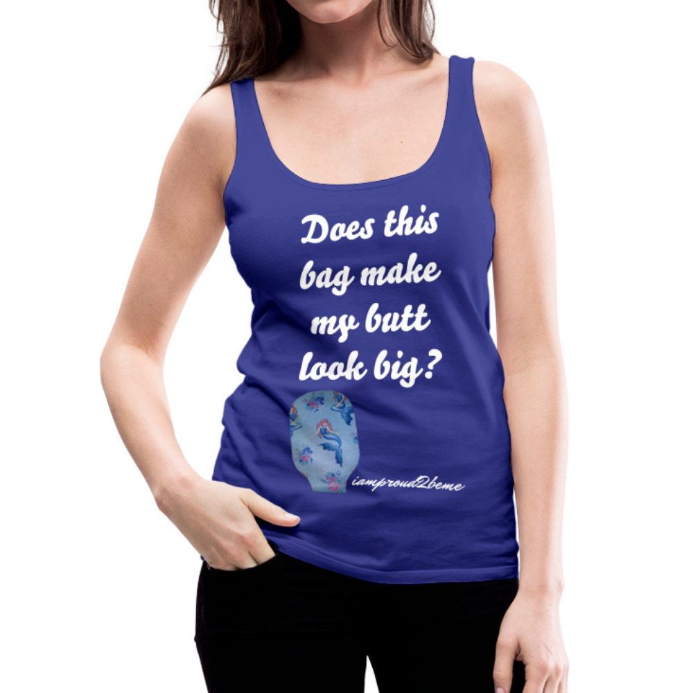 OSTOMY BAG MERMAID Premium Tank Top (Adult) - royal blue