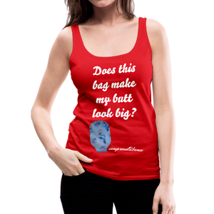 OSTOMY BAG MERMAID Premium Tank Top (Adult) - red
