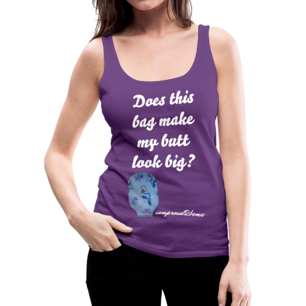 OSTOMY BAG MERMAID Premium Tank Top (Adult) - purple