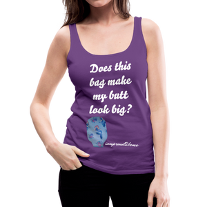 OSTOMY BAG MERMAID Premium Tank Top (Adult) - purple