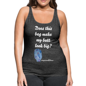 OSTOMY BAG MERMAID Premium Tank Top (Adult) - charcoal gray
