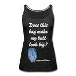 OSTOMY BAG MERMAID Premium Tank Top (Adult) - charcoal gray