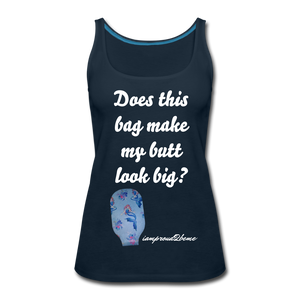 OSTOMY BAG MERMAID Premium Tank Top (Adult) - deep navy