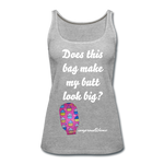 OSTOMY BAG HAPPY CUPCAKES Premium Tank Top (Adult) - heather gray