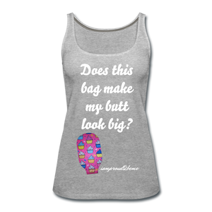 OSTOMY BAG HAPPY CUPCAKES Premium Tank Top (Adult) - heather gray