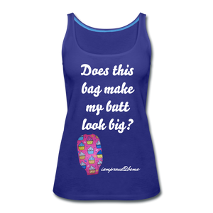 OSTOMY BAG HAPPY CUPCAKES Premium Tank Top (Adult) - royal blue