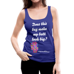 OSTOMY BAG HAPPY CUPCAKES Premium Tank Top (Adult) - royal blue