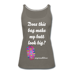 OSTOMY BAG HAPPY CUPCAKES Premium Tank Top (Adult) - asphalt gray