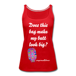OSTOMY BAG HAPPY CUPCAKES Premium Tank Top (Adult) - red