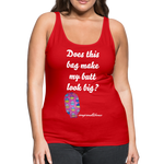 OSTOMY BAG HAPPY CUPCAKES Premium Tank Top (Adult) - red