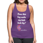 OSTOMY BAG HAPPY CUPCAKES Premium Tank Top (Adult) - purple