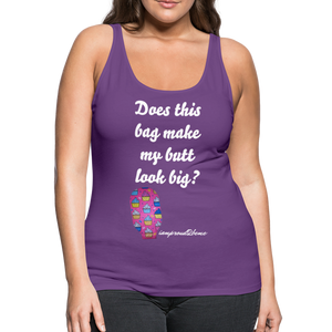 OSTOMY BAG HAPPY CUPCAKES Premium Tank Top (Adult) - purple