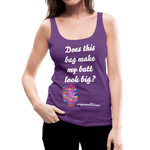 OSTOMY BAG HAPPY CUPCAKES Premium Tank Top (Adult) - purple
