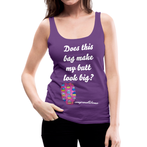 OSTOMY BAG HAPPY CUPCAKES Premium Tank Top (Adult) - purple