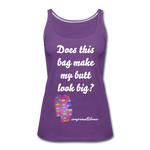 OSTOMY BAG HAPPY CUPCAKES Premium Tank Top (Adult) - purple