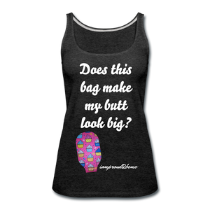 OSTOMY BAG HAPPY CUPCAKES Premium Tank Top (Adult) - charcoal gray