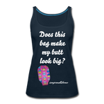 OSTOMY BAG HAPPY CUPCAKES Premium Tank Top (Adult) - deep navy