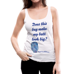 OSTOMY BAG MERMAID Premium Tank Top (Adult) - white