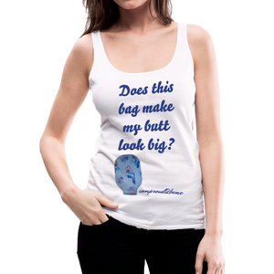 OSTOMY BAG MERMAID Premium Tank Top (Adult) - white