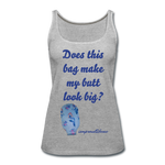 OSTOMY BAG MERMAID Premium Tank Top (Adult) - heather gray