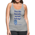 OSTOMY BAG MERMAID Premium Tank Top (Adult) - heather gray