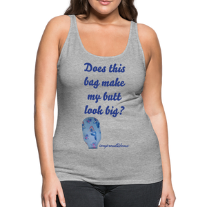 OSTOMY BAG MERMAID Premium Tank Top (Adult) - heather gray