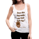 OSTOMY BAG POOP EMOJI Premium Tank Top (Adult) - white