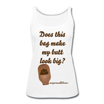 OSTOMY BAG POOP EMOJI Premium Tank Top (Adult) - white
