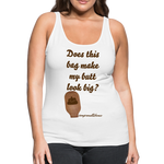 OSTOMY BAG POOP EMOJI Premium Tank Top (Adult) - white