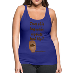 OSTOMY BAG POOP EMOJI Premium Tank Top (Adult) - royal blue