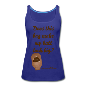 OSTOMY BAG POOP EMOJI Premium Tank Top (Adult) - royal blue