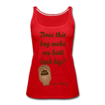 OSTOMY BAG POOP EMOJI Premium Tank Top (Adult) - red