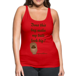 OSTOMY BAG POOP EMOJI Premium Tank Top (Adult) - red
