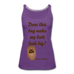 OSTOMY BAG POOP EMOJI Premium Tank Top (Adult) - purple