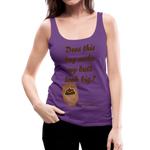 OSTOMY BAG POOP EMOJI Premium Tank Top (Adult) - purple