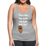 OSTOMY BAG POOP EMOJI Premium Tank Top (Adult) - heather gray