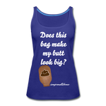 OSTOMY BAG POOP EMOJI Premium Tank Top (Adult) - royal blue