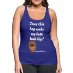 OSTOMY BAG POOP EMOJI Premium Tank Top (Adult) - royal blue