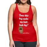 OSTOMY BAG POOP EMOJI Premium Tank Top (Adult) - red