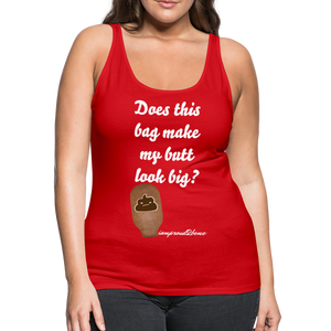 OSTOMY BAG POOP EMOJI Premium Tank Top (Adult) - red