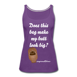 OSTOMY BAG POOP EMOJI Premium Tank Top (Adult) - purple