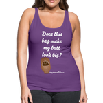 OSTOMY BAG POOP EMOJI Premium Tank Top (Adult) - purple