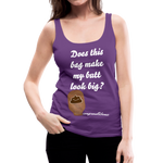 OSTOMY BAG POOP EMOJI Premium Tank Top (Adult) - purple