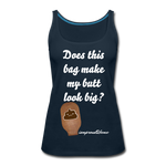 OSTOMY BAG POOP EMOJI Premium Tank Top (Adult) - deep navy